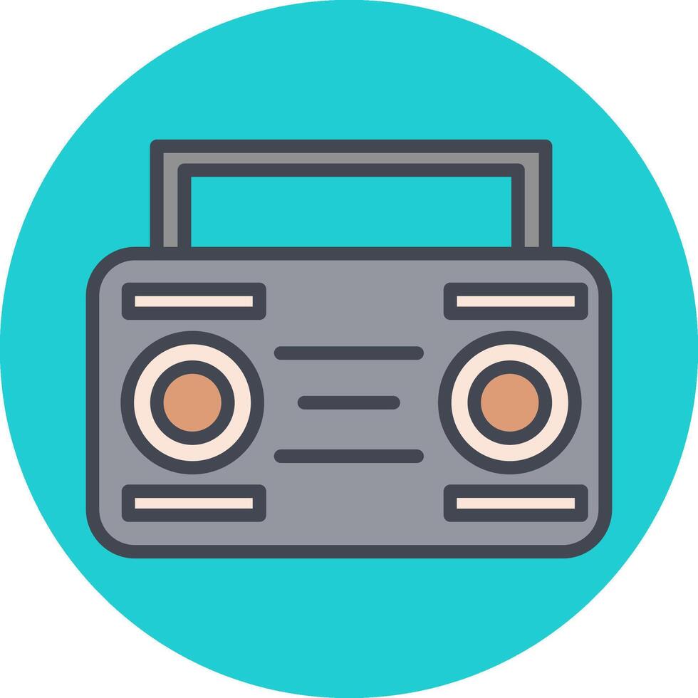 Cassette Player Vector Icon