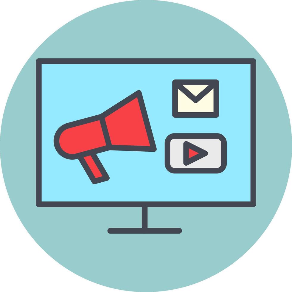 Digital Marketing Vector Icon