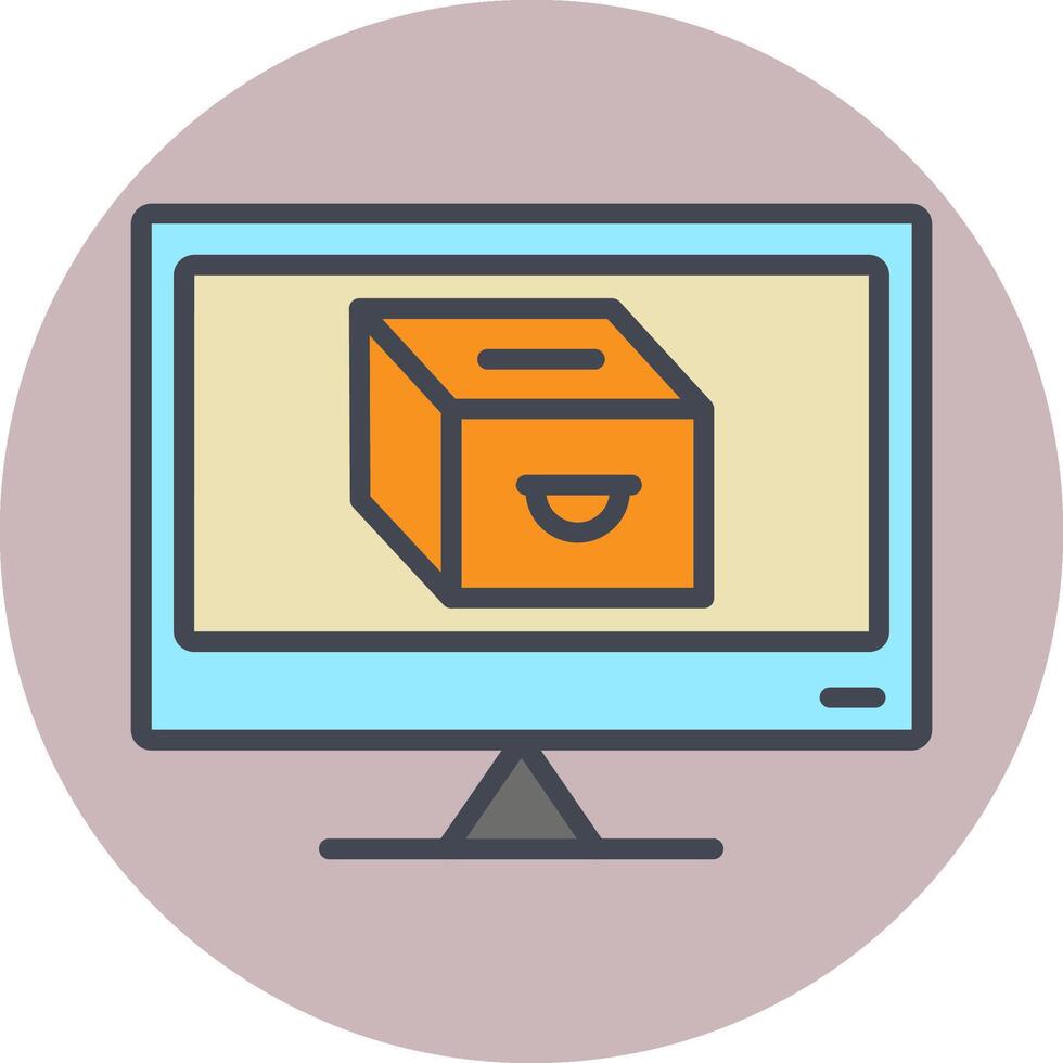 Online Vote Vector Icon