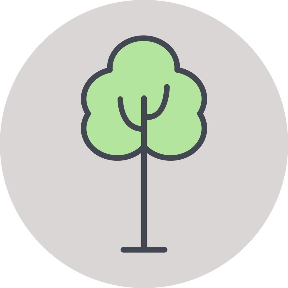 icono de vector de árbol