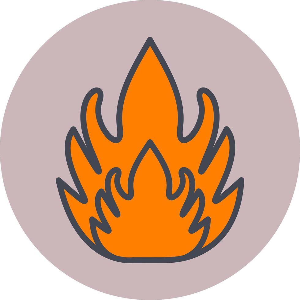 Flammable Material Vector Icon