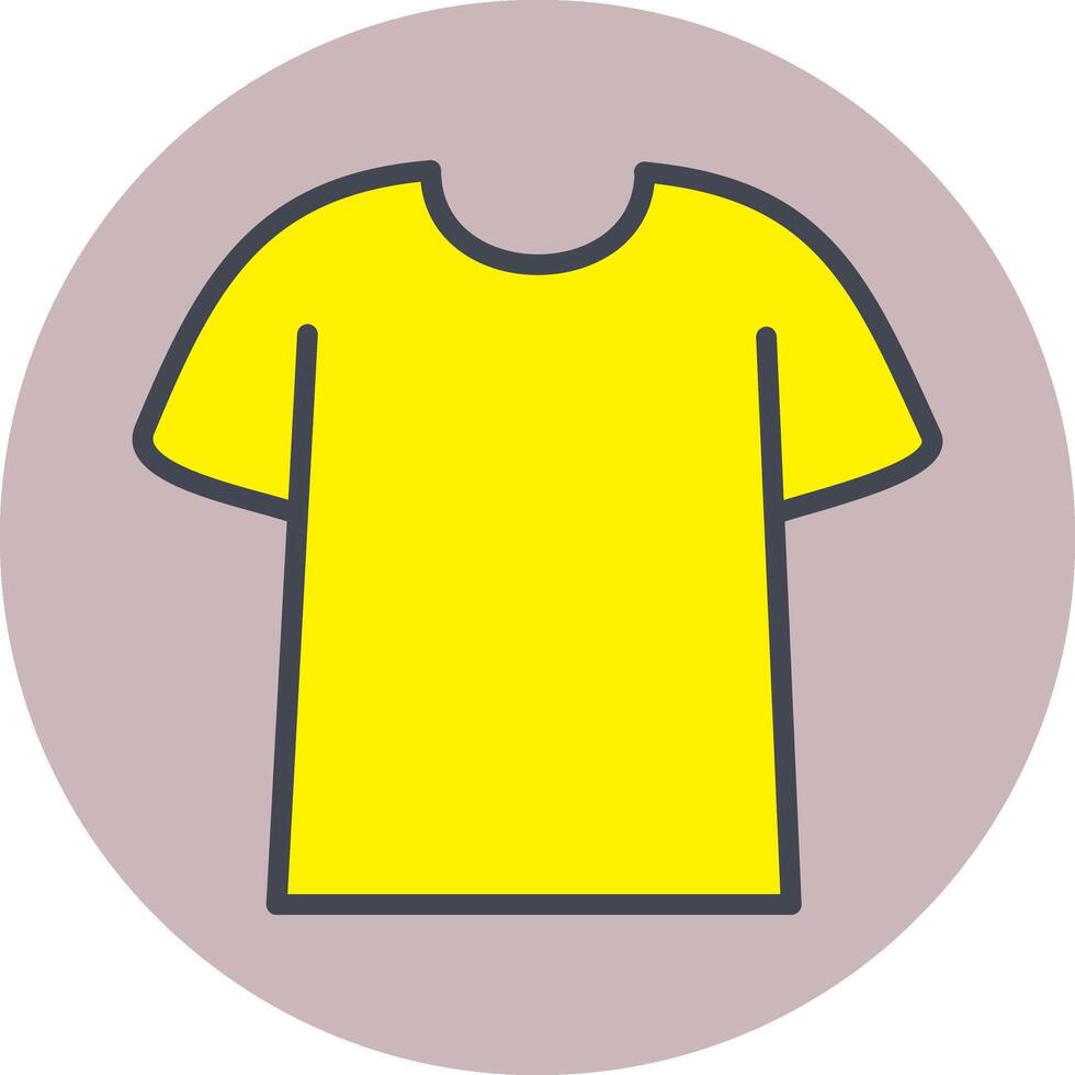 Plain T Shirt Vector Icon