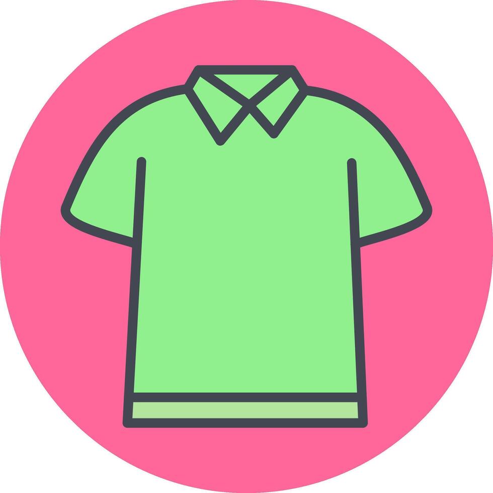 Polo Shirt Vector Icon