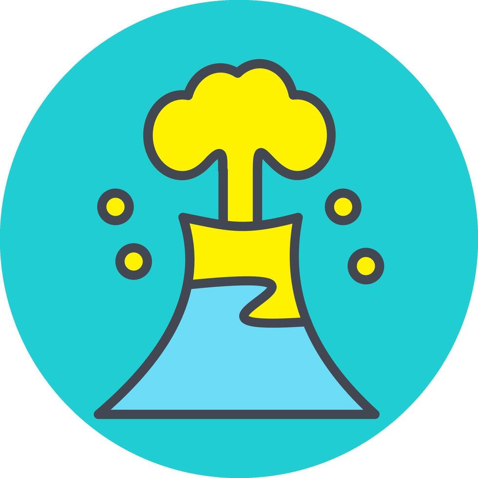Volcano Vector Icon