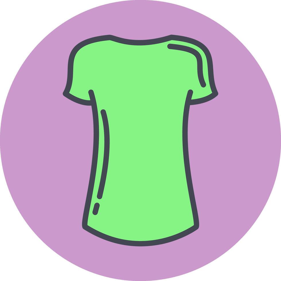 Ladies Shirt Vector Icon