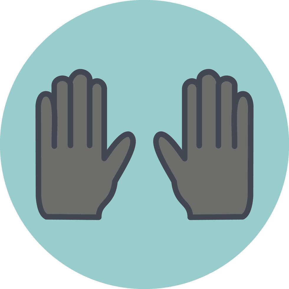 Gardening Gloves Vector Icon