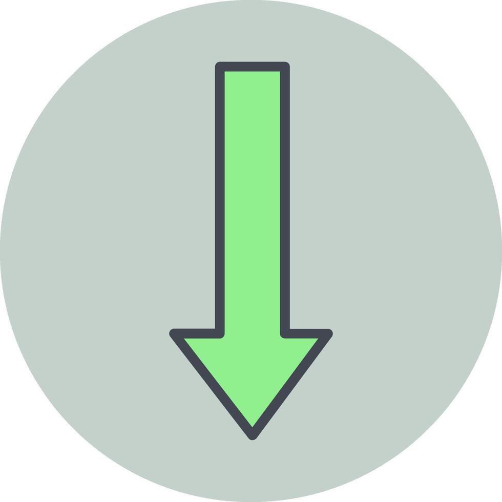 Arrow Down Vector Icon