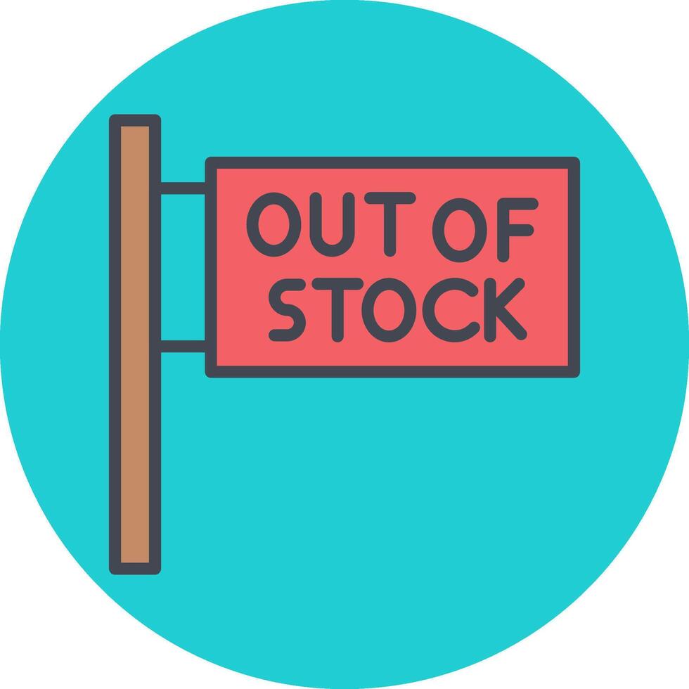 Out of Stock Vector Icon