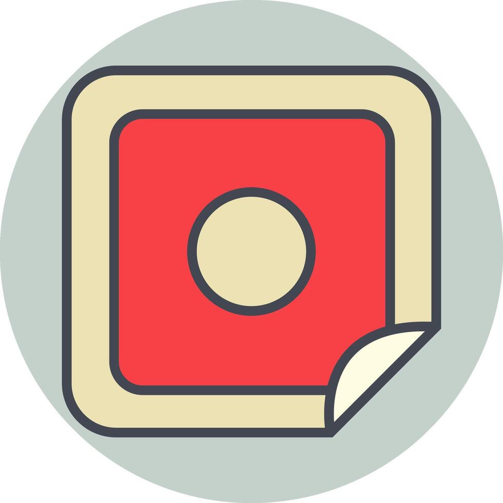 Nicotine Patch Vector Icon