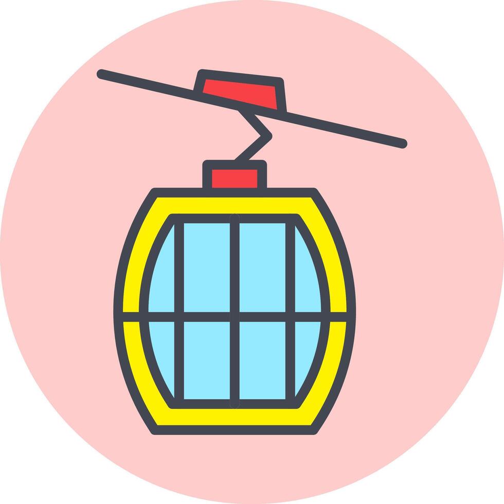 Cable Car Vector Icon