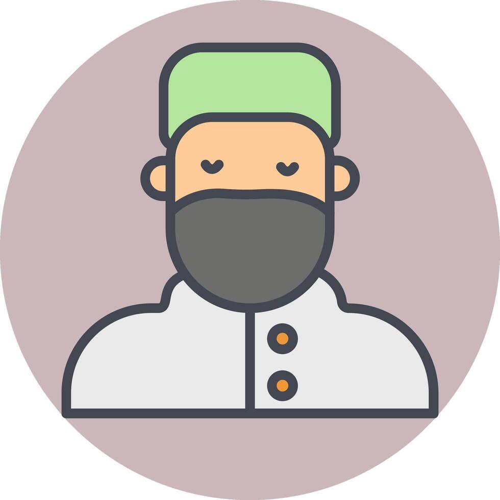 Islamic Man Vector Icon