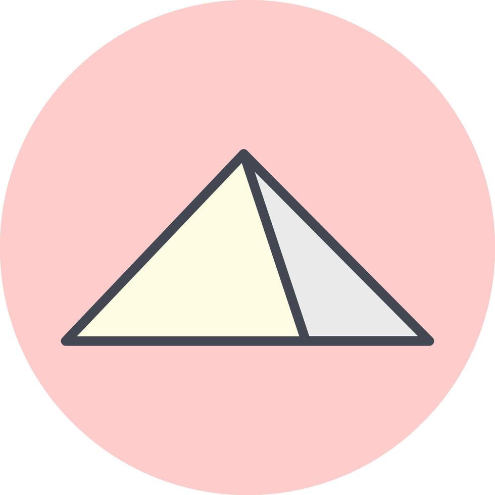 Pyramid Vector Icon