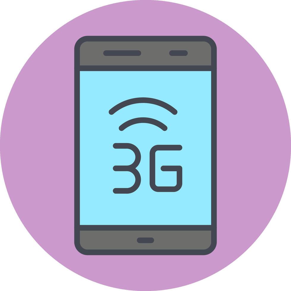 icono de vector 3g