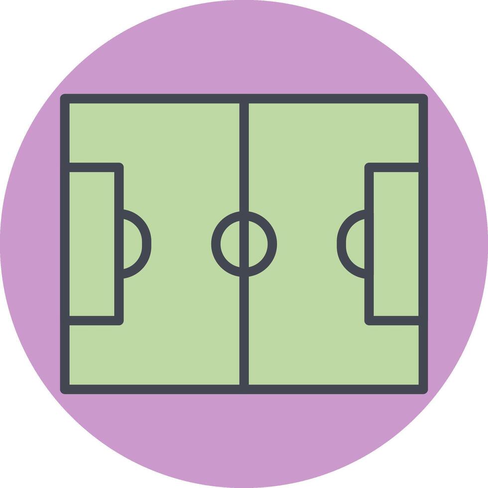 Football Field Vector Icon