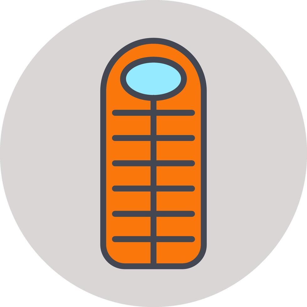 Sleeping Bag Vector Icon