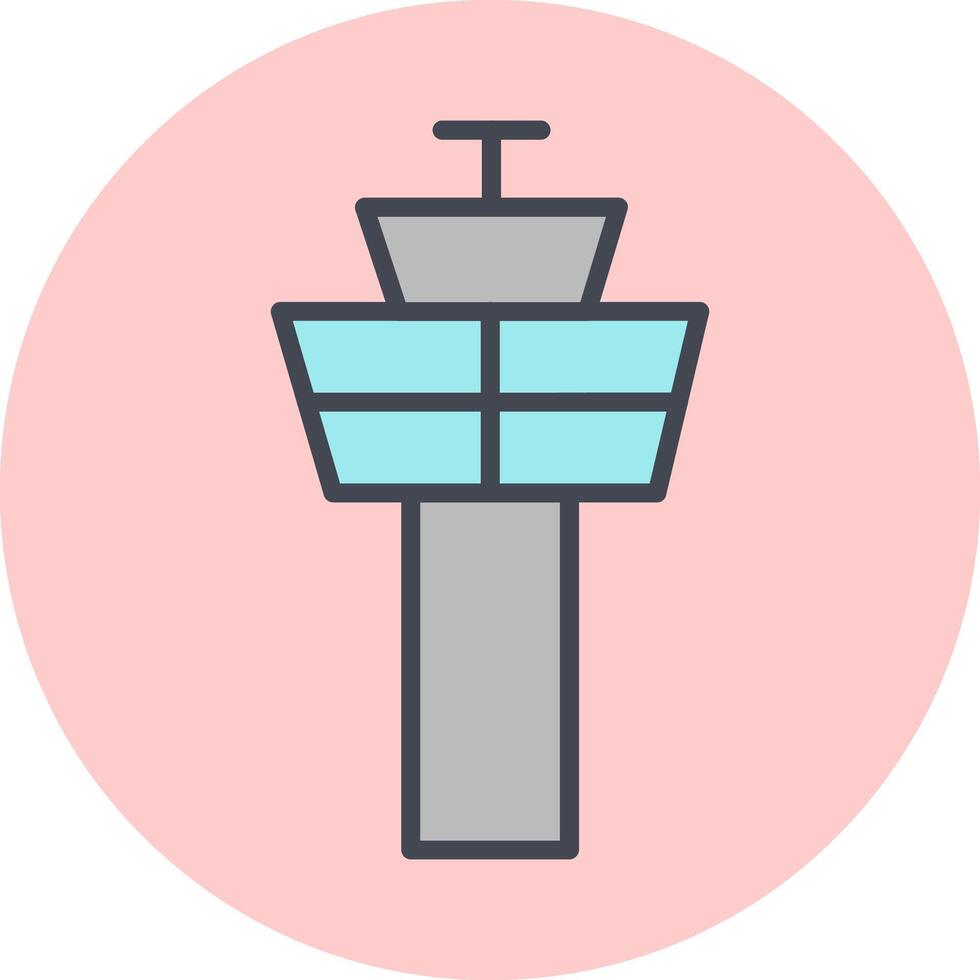 Control Tower Vector Icon