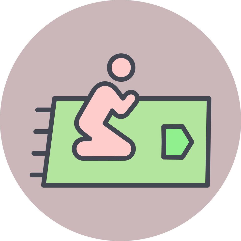Praying Vector Icon