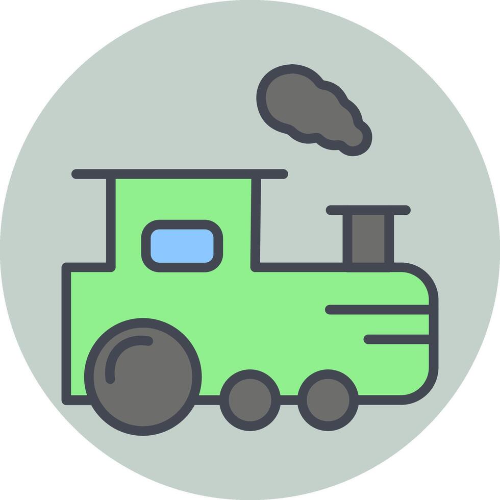 icono de vector de trenes