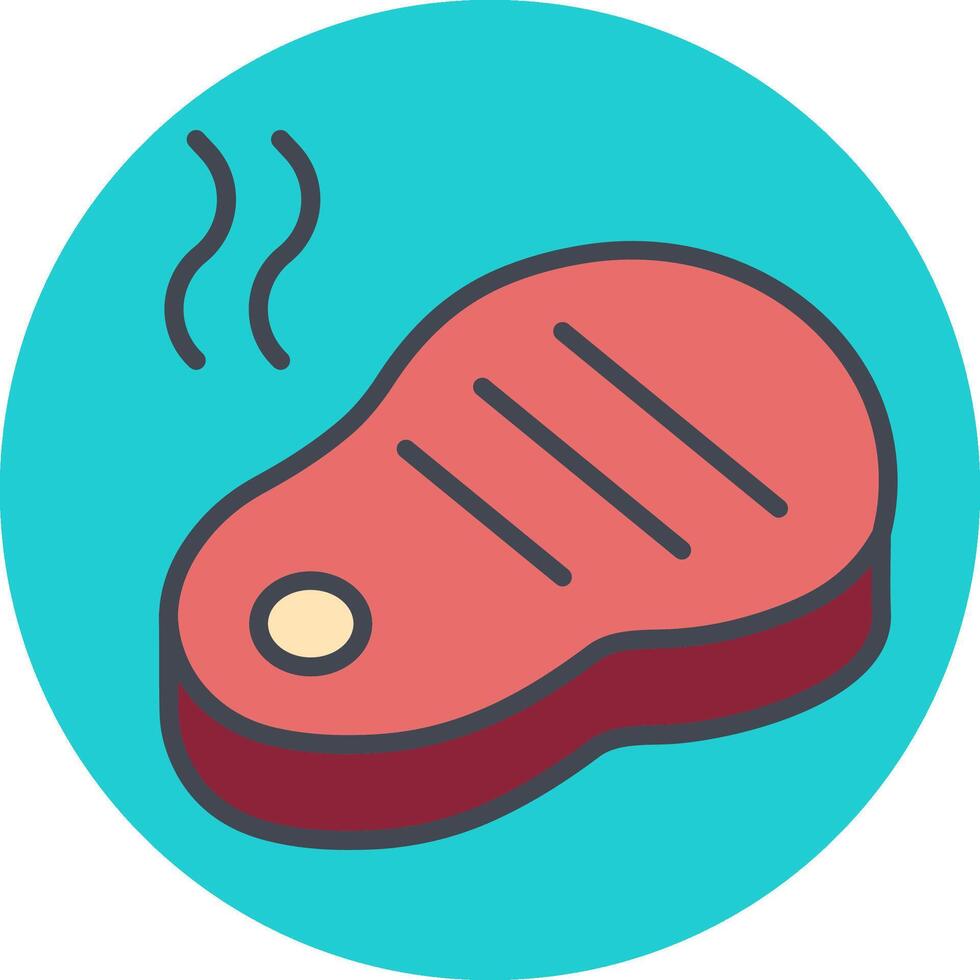 Steak Vector Icon