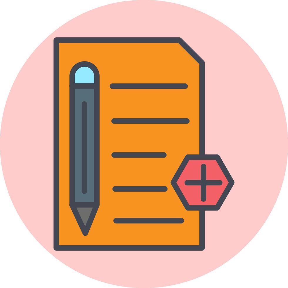 Medical Documents Vector Icon