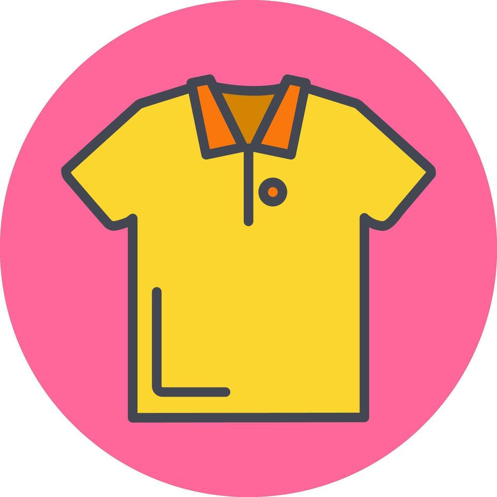 icono de vector de camisa