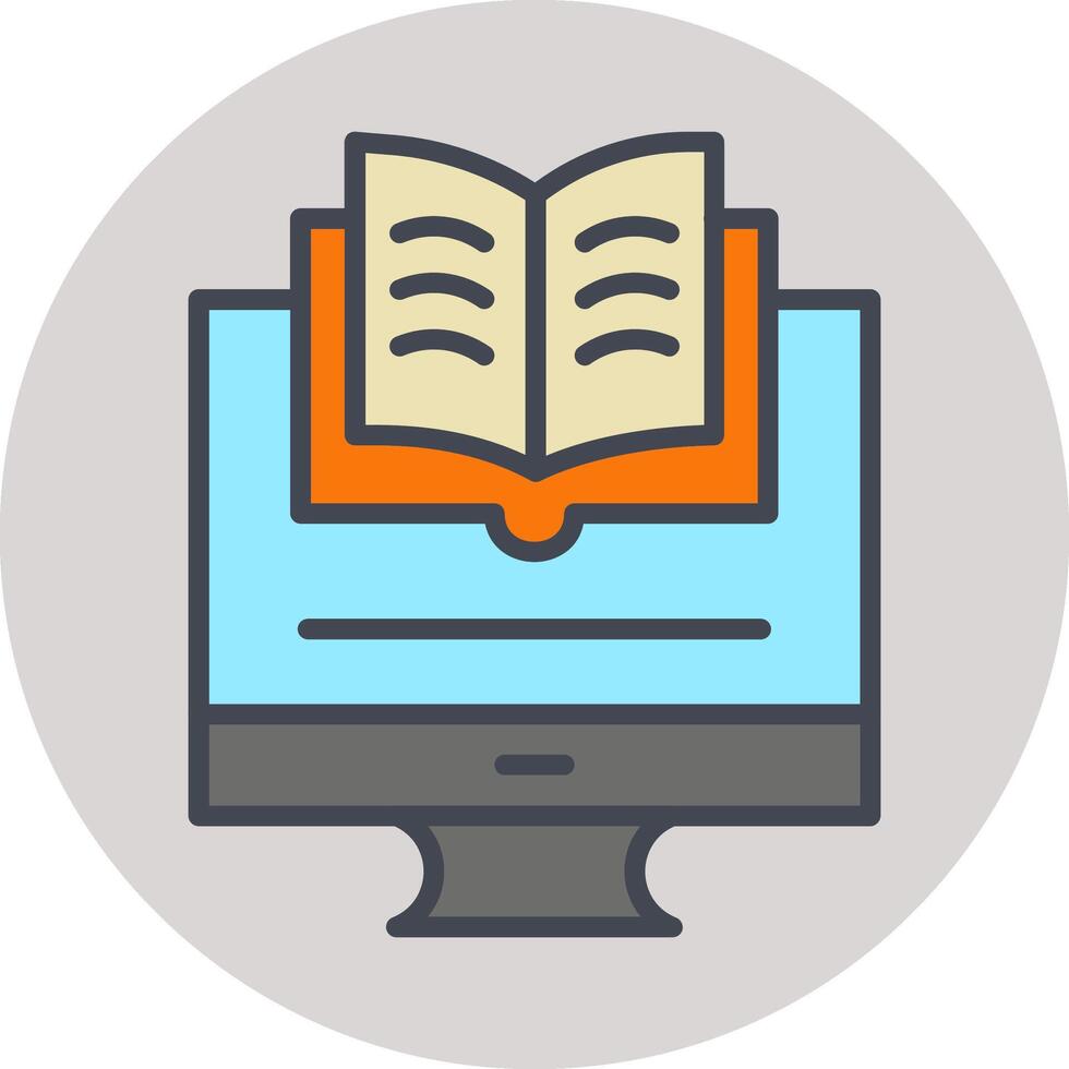 icono de vector de ebook