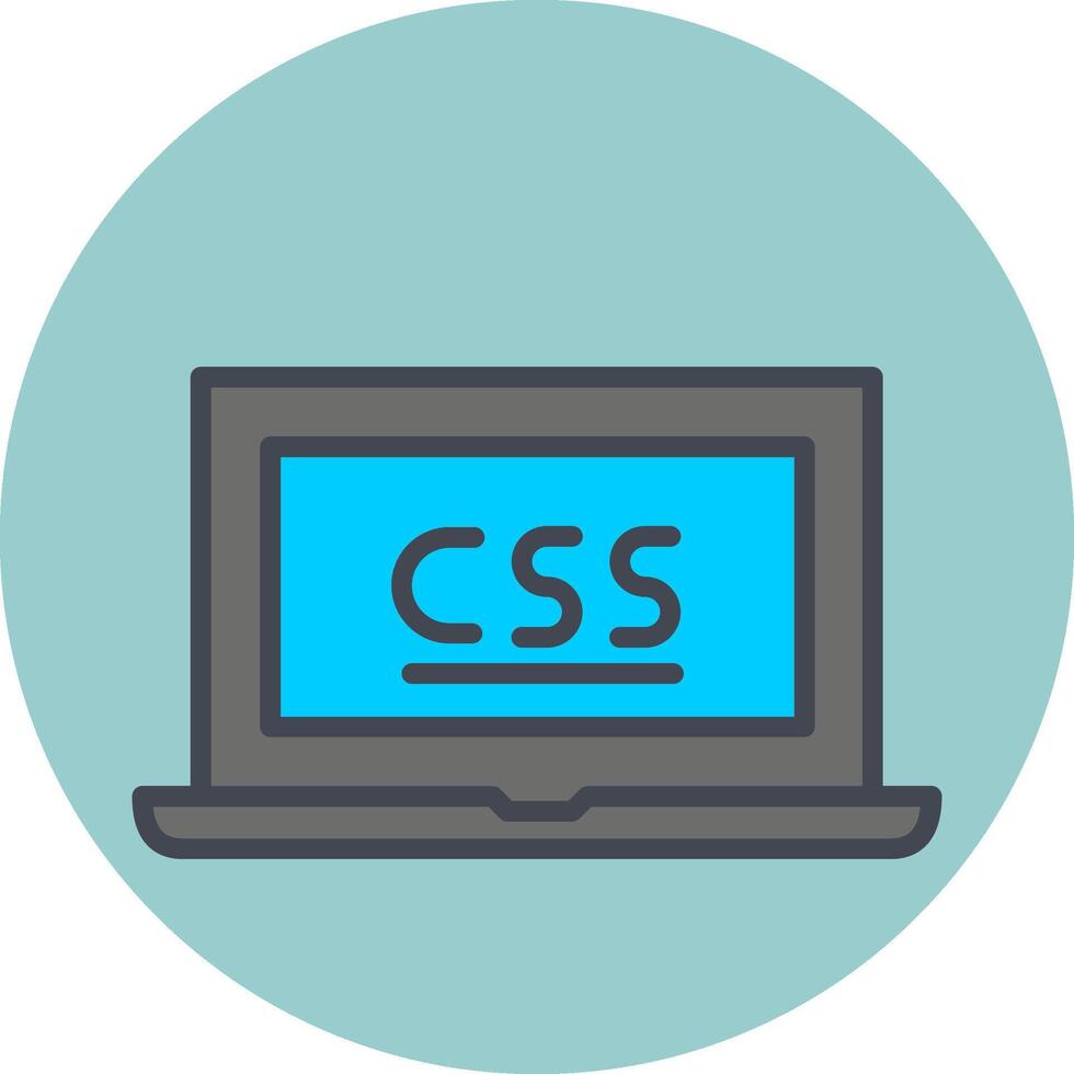 CSS Laptop Vector Icon 41346424 Vector Art at Vecteezy