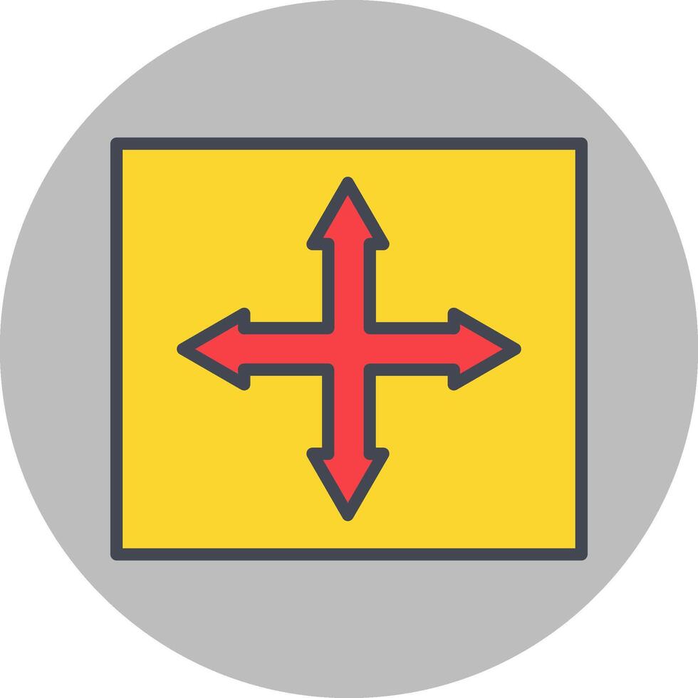 Directions Vector Icon