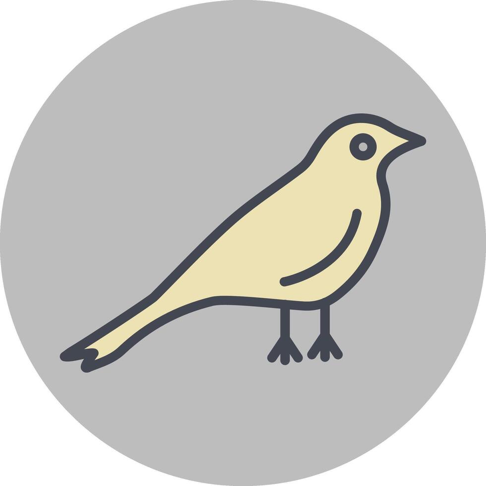 icono de vector de pájaro