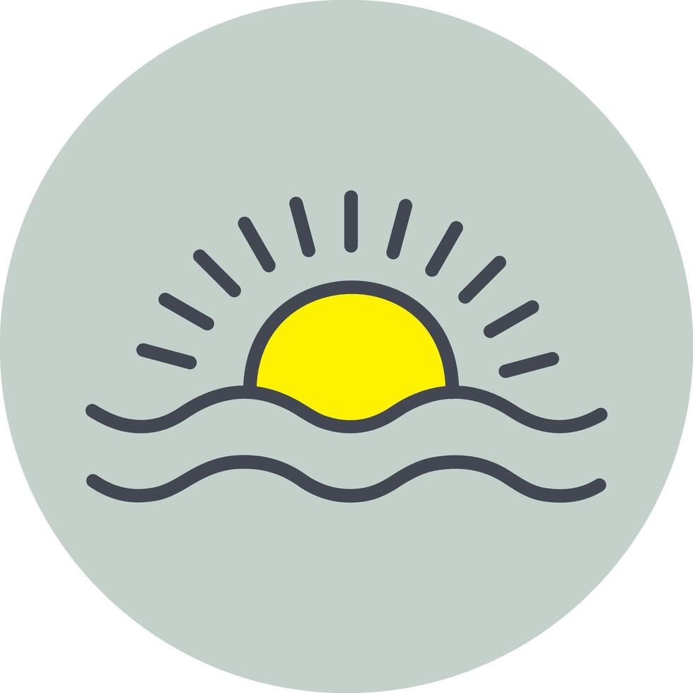 Sunrise Vector Icon