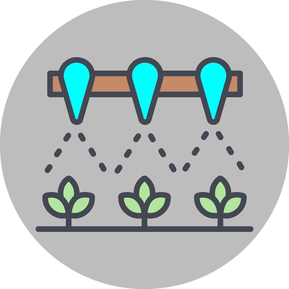 Irrigation System Vector Icon