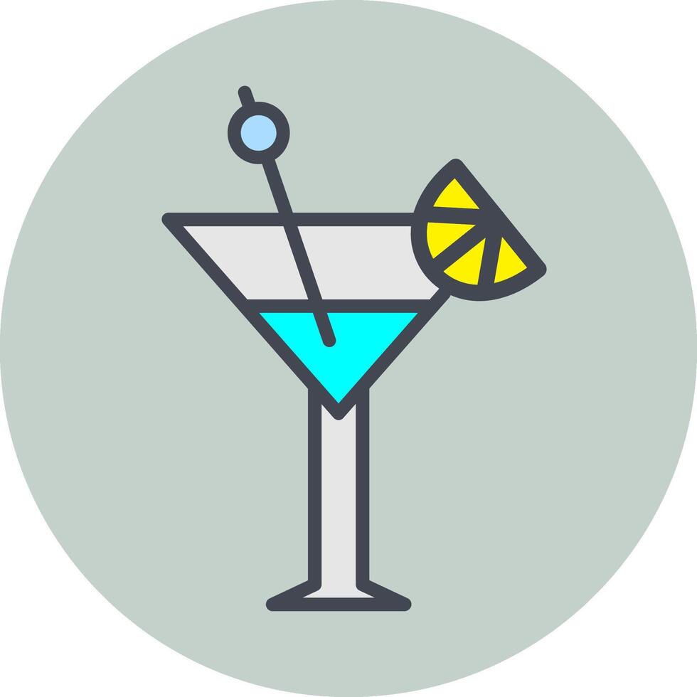 Martini Vector Icon