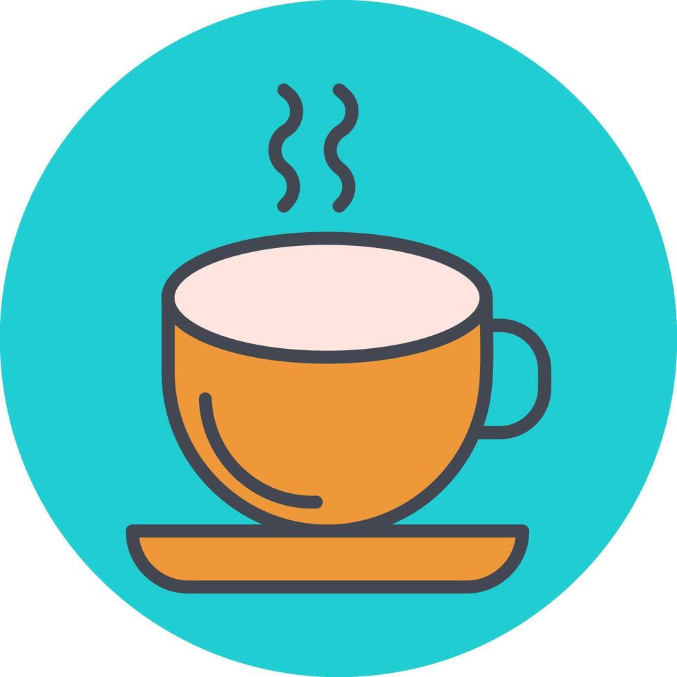 icono de vector de taza de café