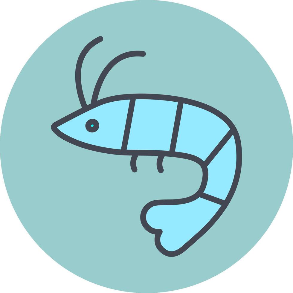Shrimp Vector Icon