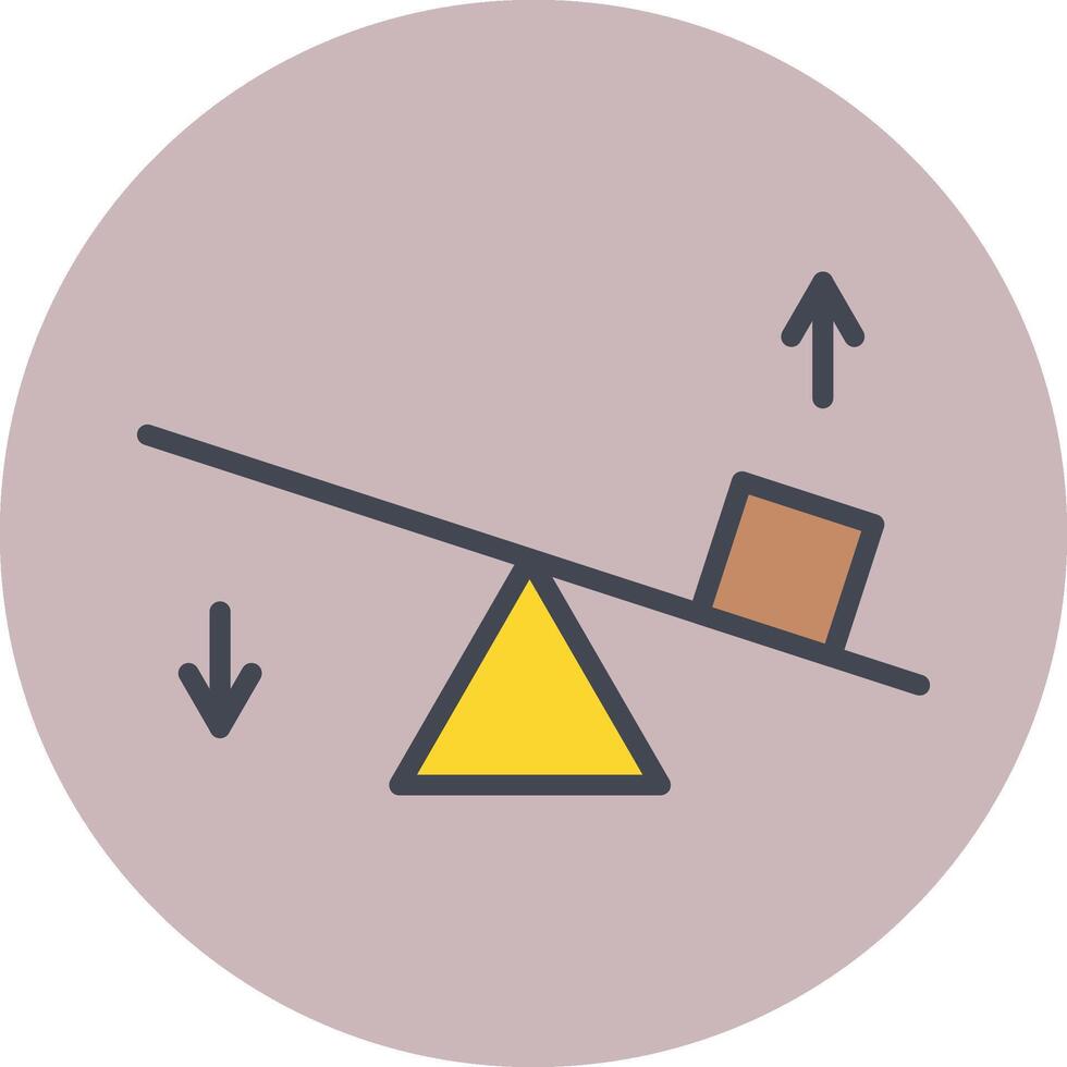 Seesaw Vector Icon
