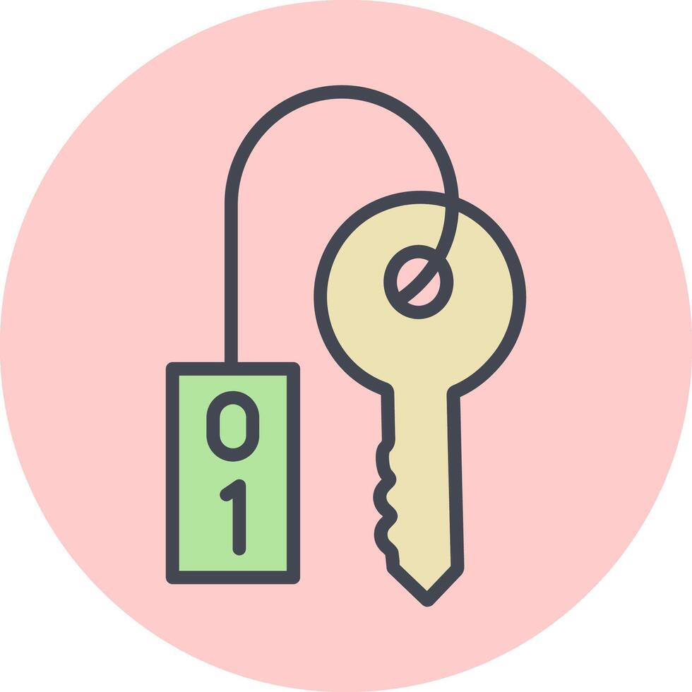 Hotel Keys Vector Icon