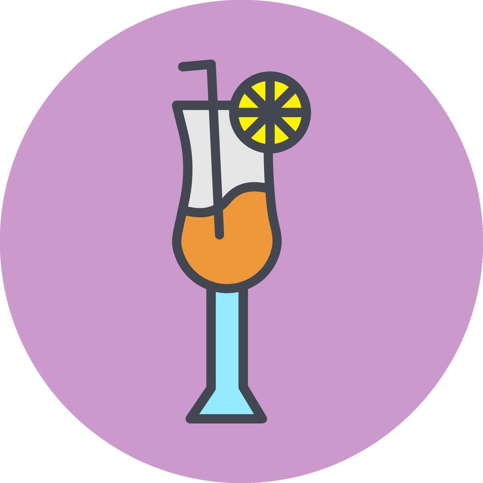 icono de vector de coctel