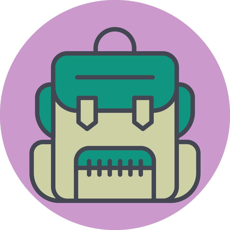 Backpack Vector Icon