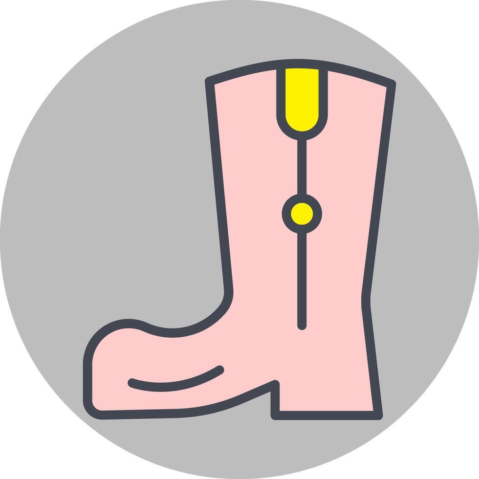 Cowboy Boot Vector Icon