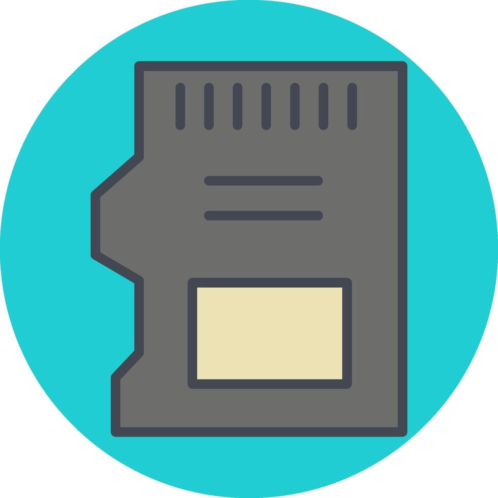 SD Card Vector Icon