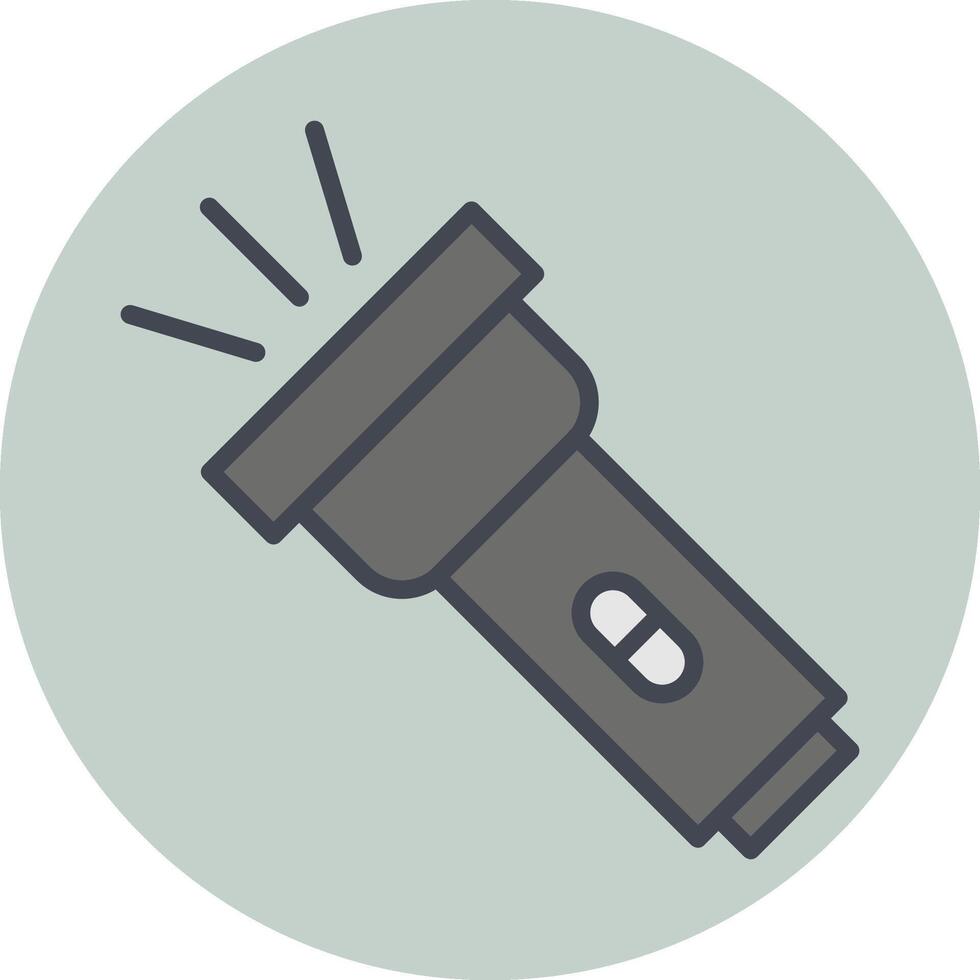 Flashlight Vector Icon