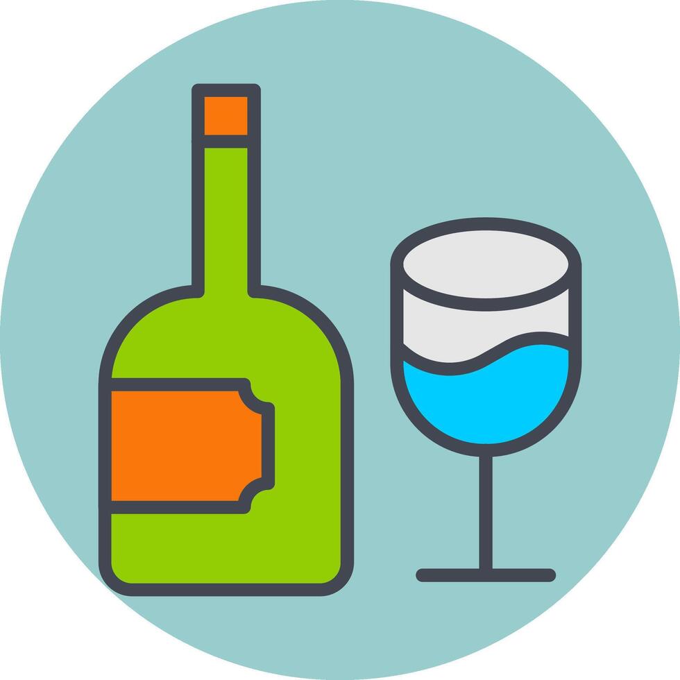 icono de vector de vino