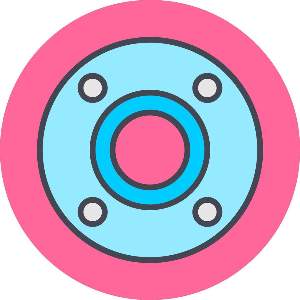 Flange Vector Icon