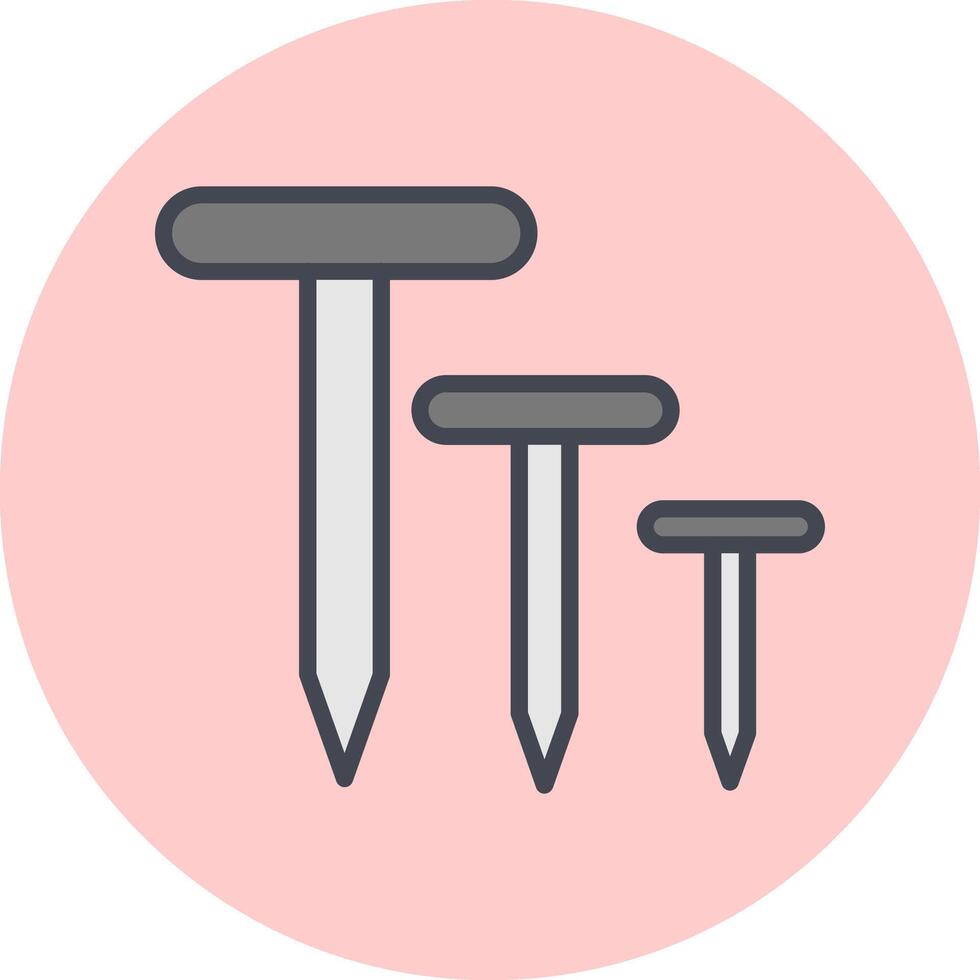 Nail Vector Icon