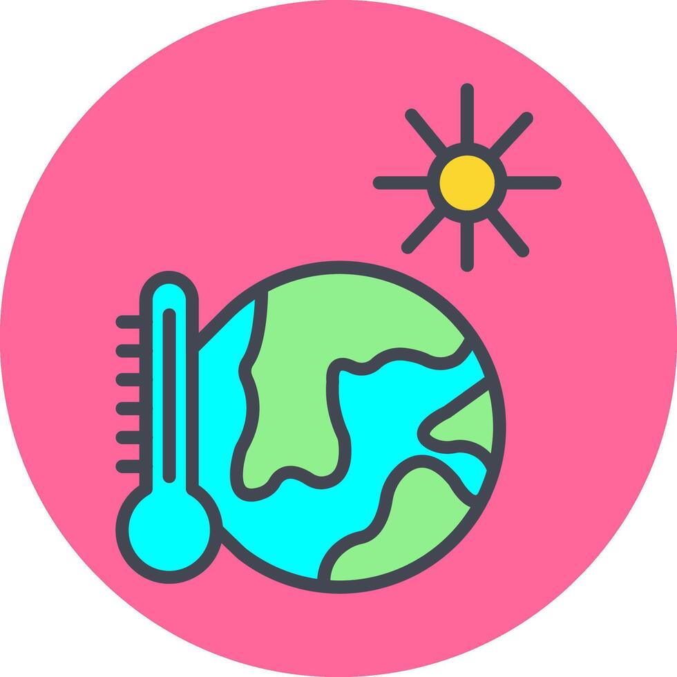 icono de vector de temperatura