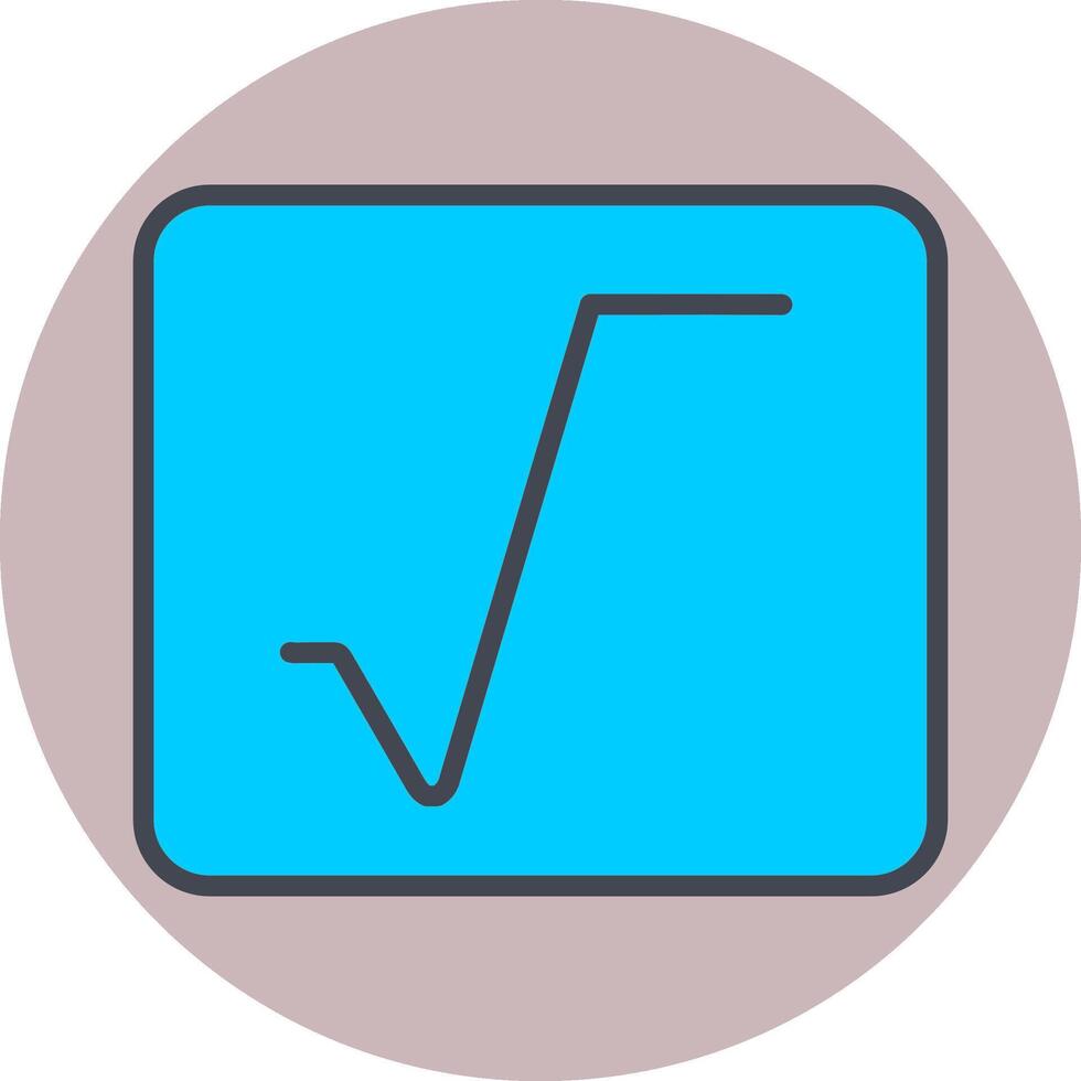 Square Root Vector Icon