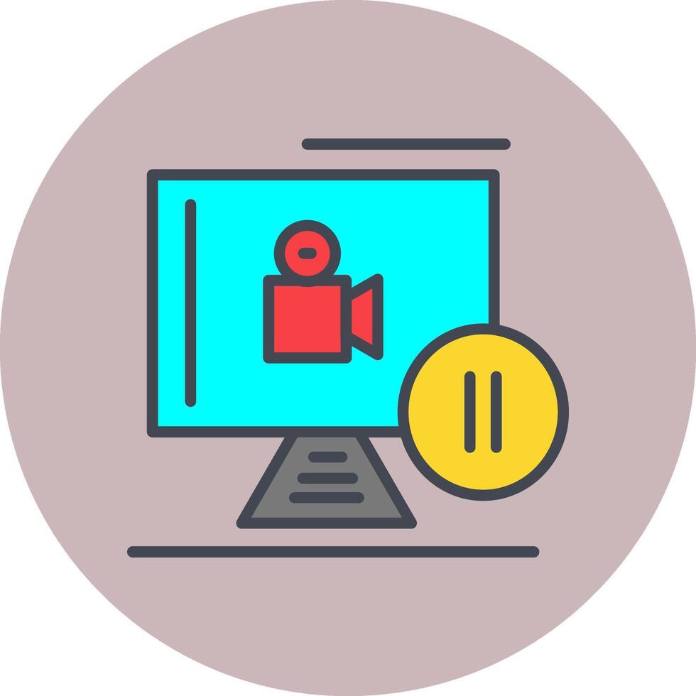 Pause Button Vector Icon