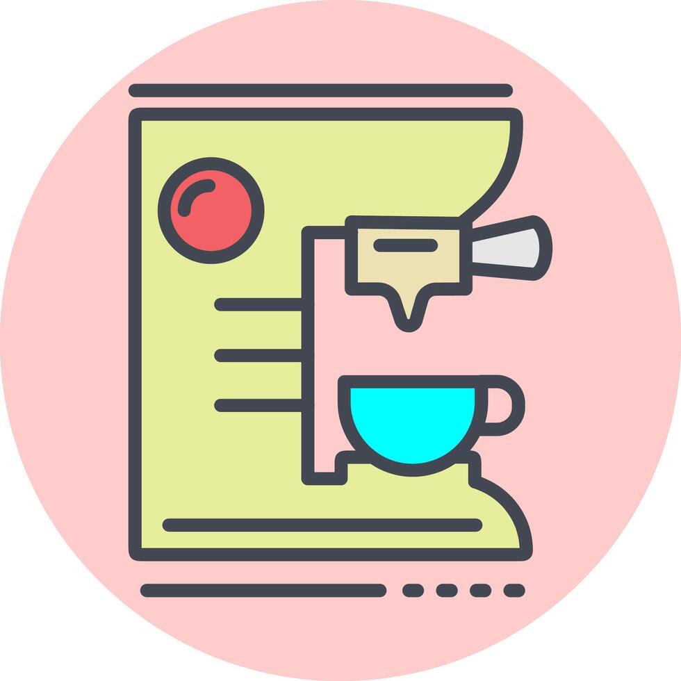 Coffee Machine Vector Icon