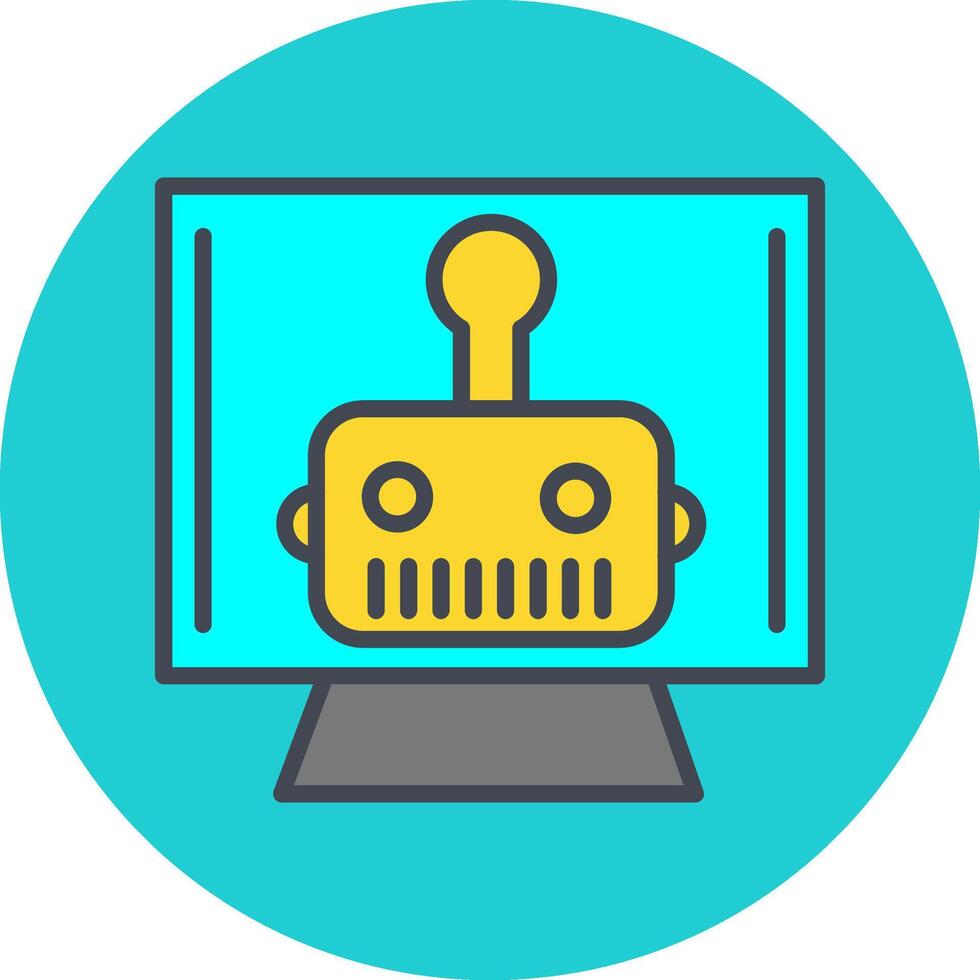 Artificial Bot Vector Icon