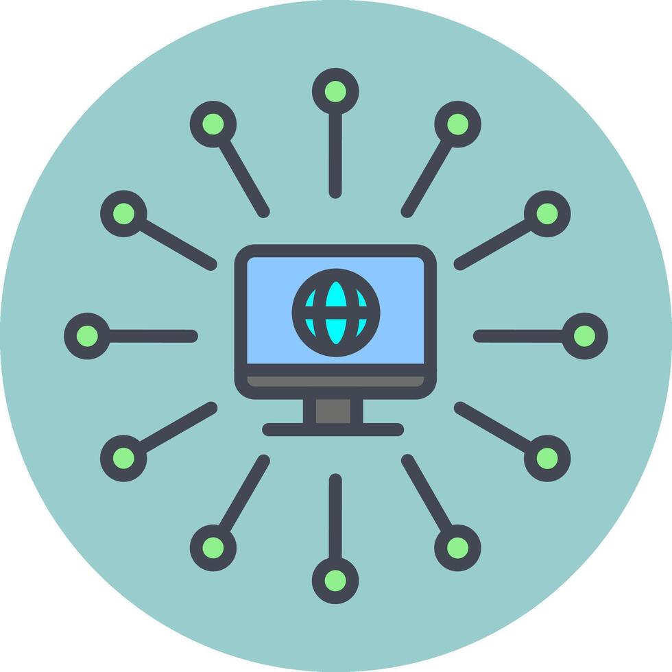 Networks Vector Icon